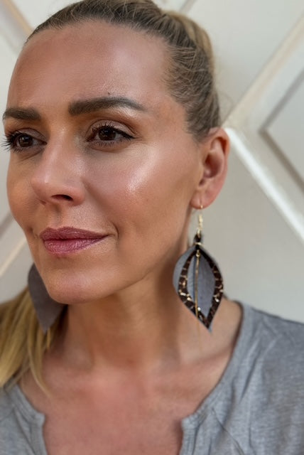 Aurora Drop Edge Earrings