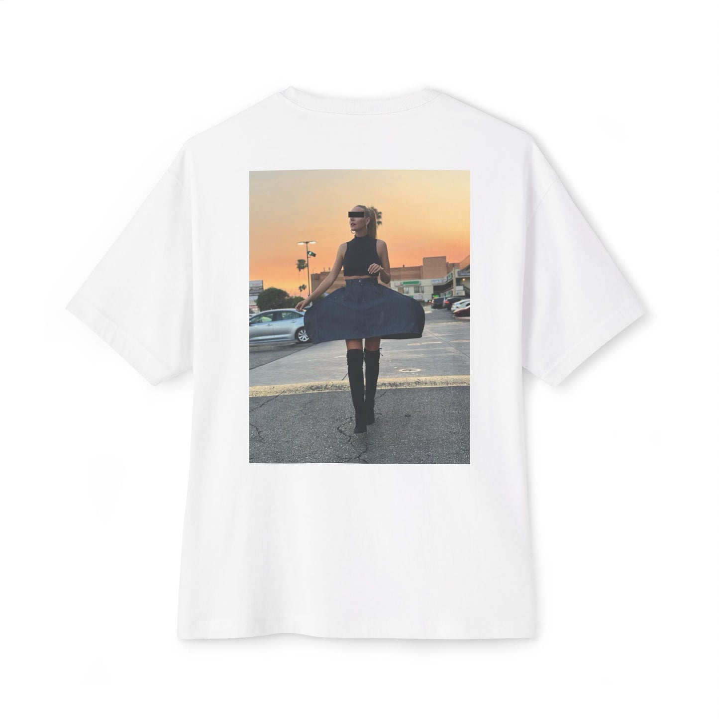 LA Sunset Oversized Boxy Tee