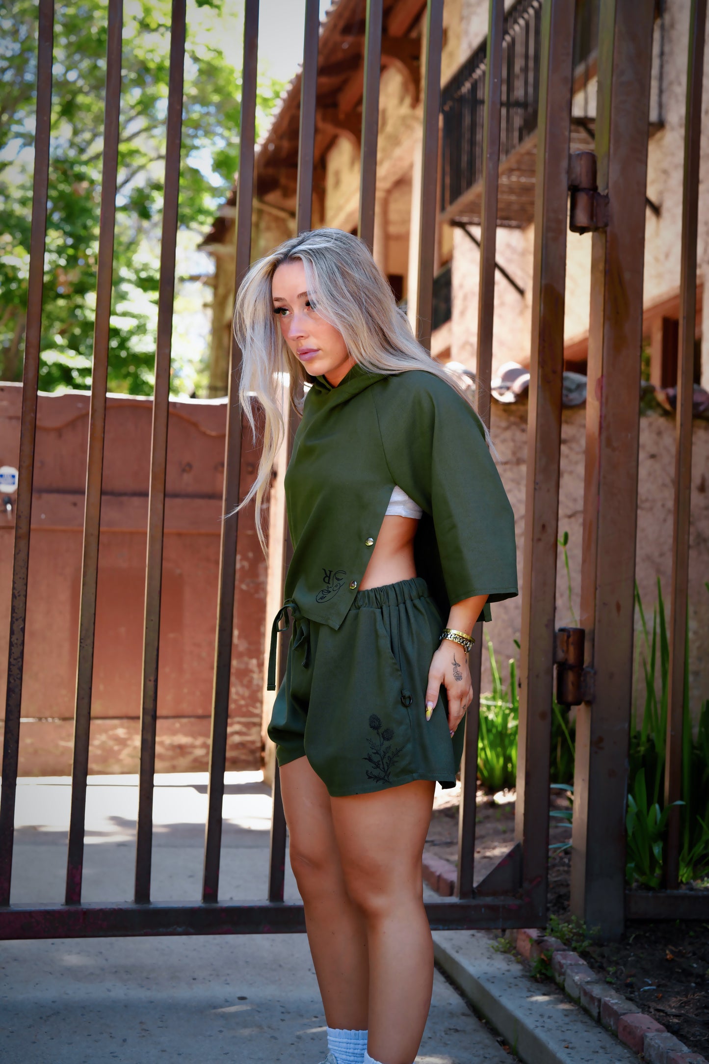 Wild Thistle Shorts Olive