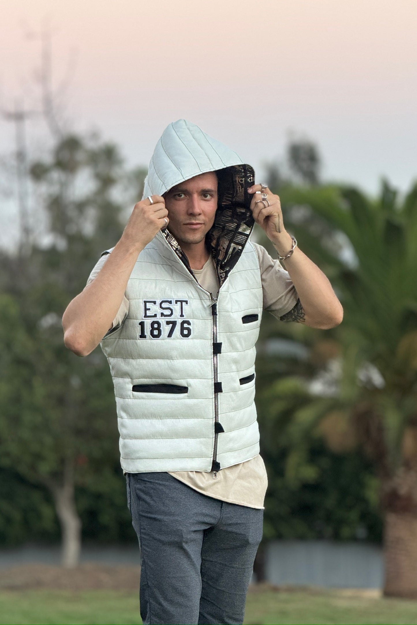 Upcycled CU Buffs Puffer Vest