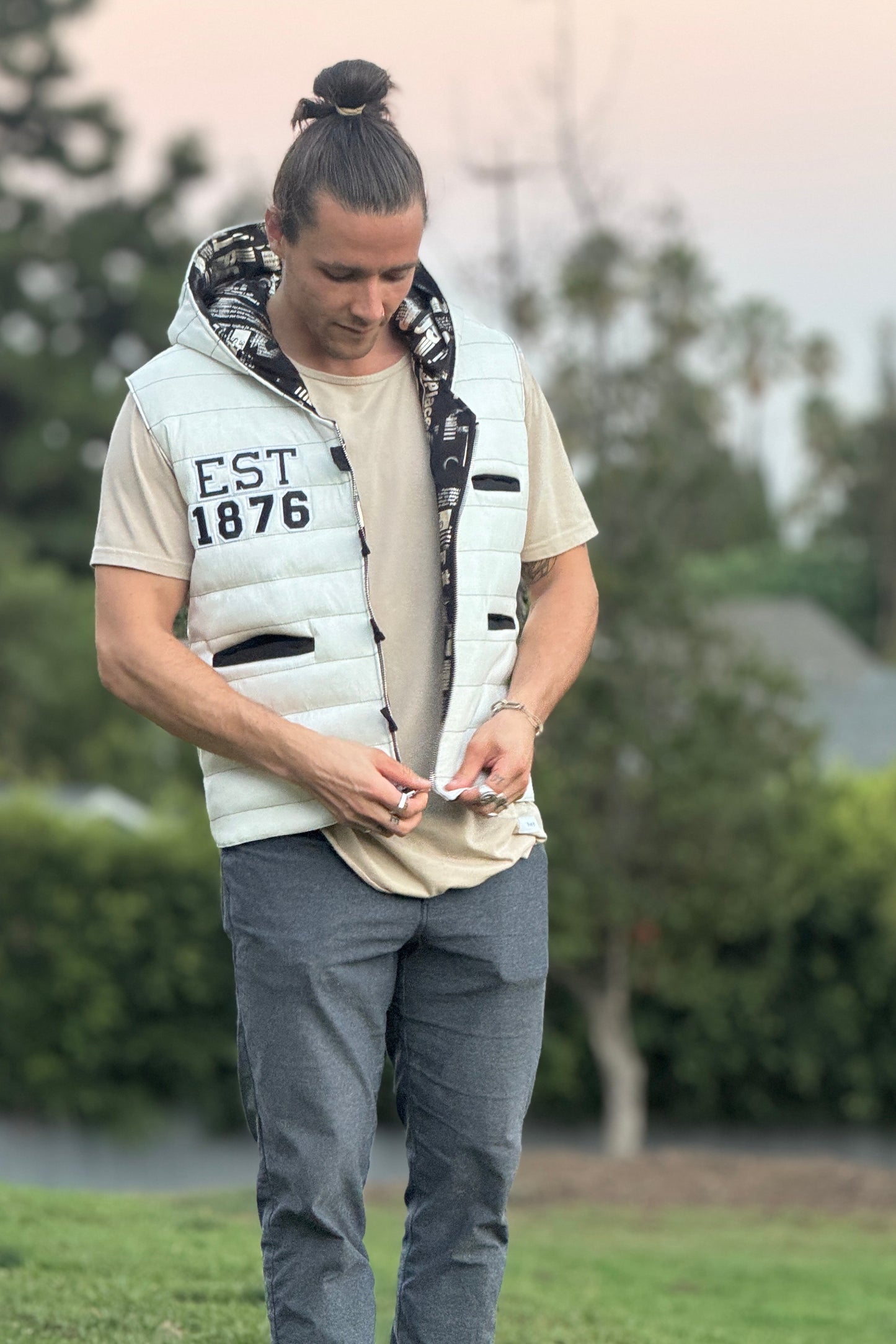 Upcycled CU Buffs Puffer Vest