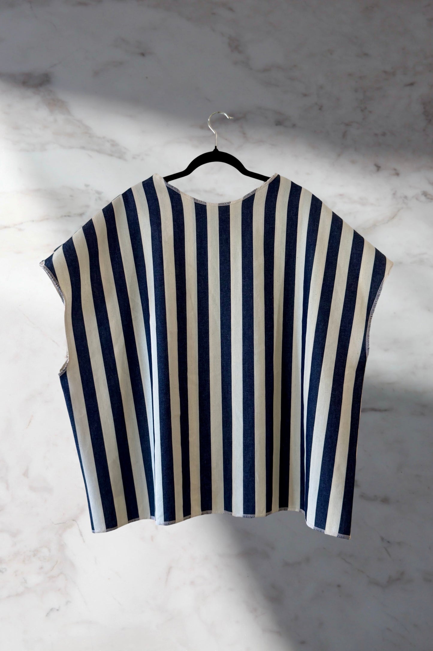 Drop Shoulder Tee Costal Stripe