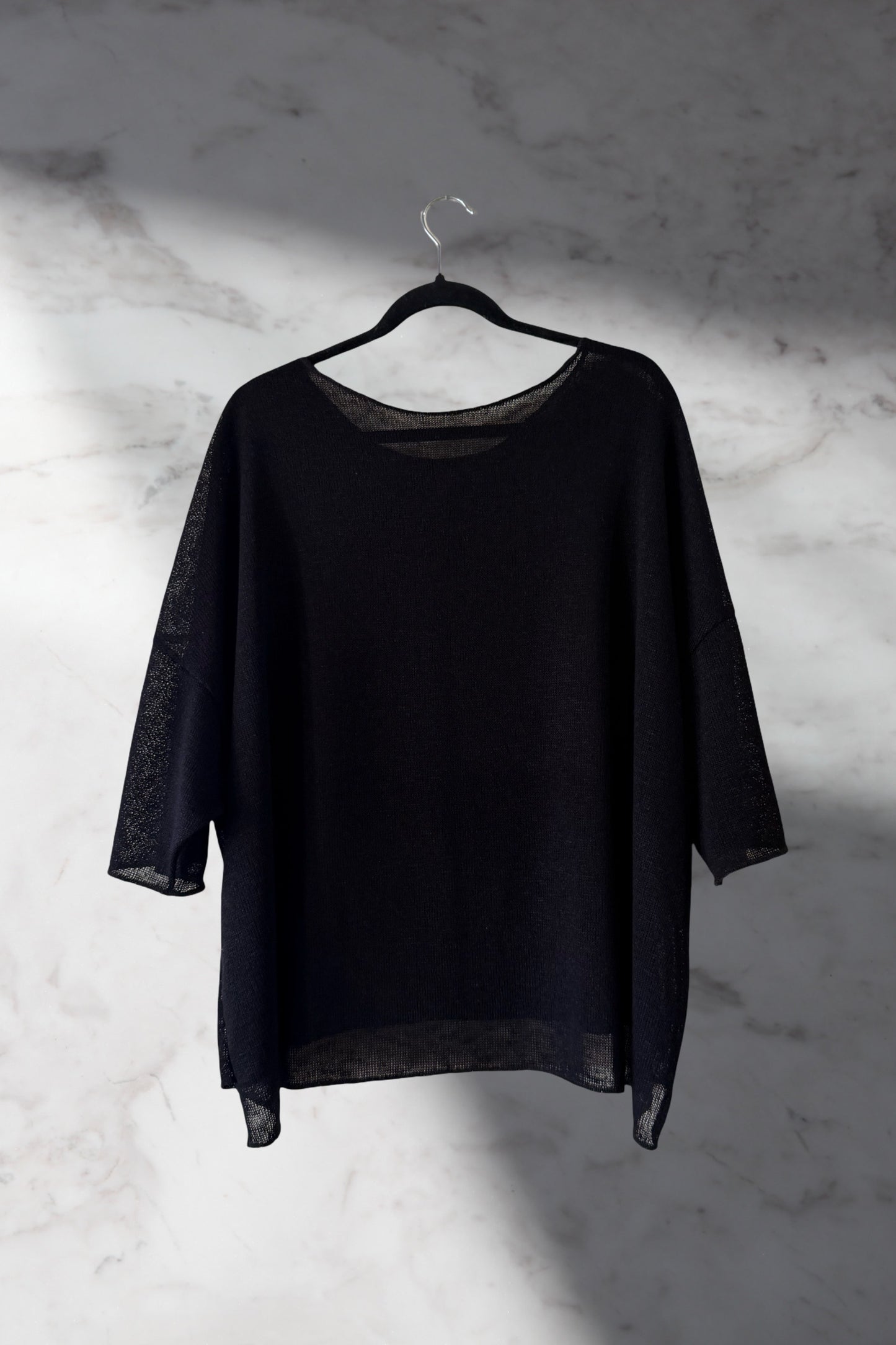 Drop Shoulder Classic Tee Cotton Knit
