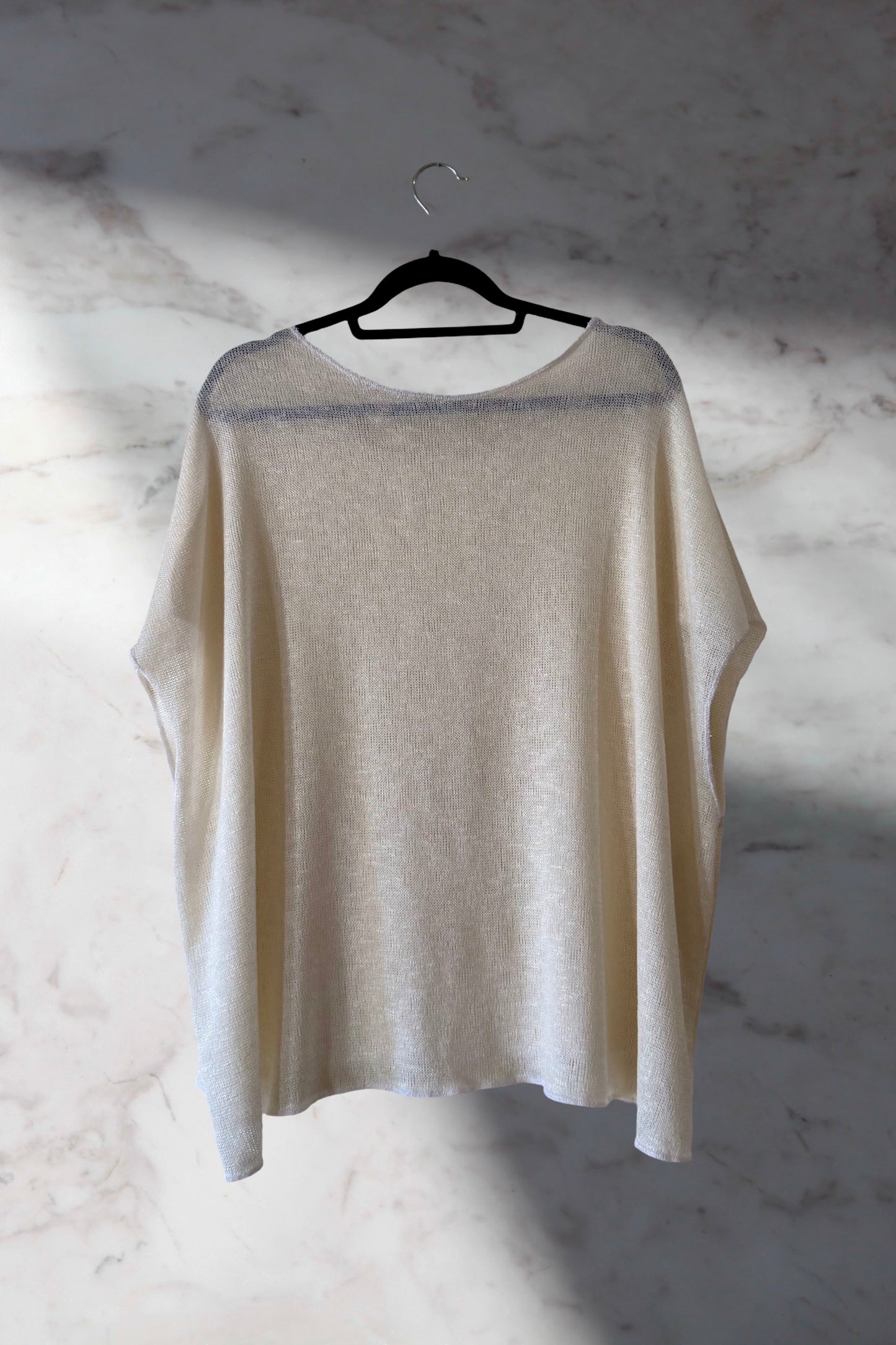 Drop Shoulder Tee Cotton Knit