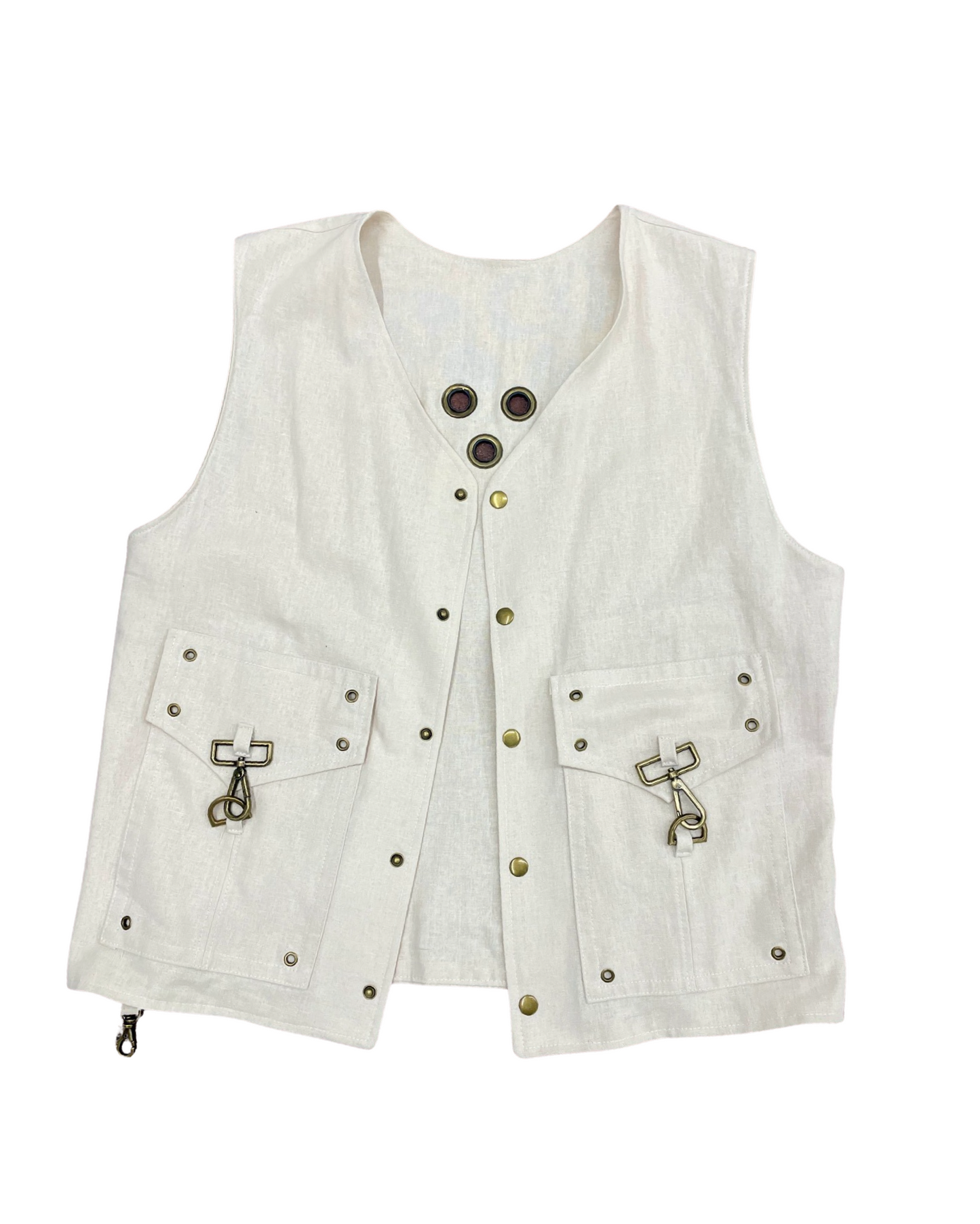 Lustrous Linen Luxe Vest