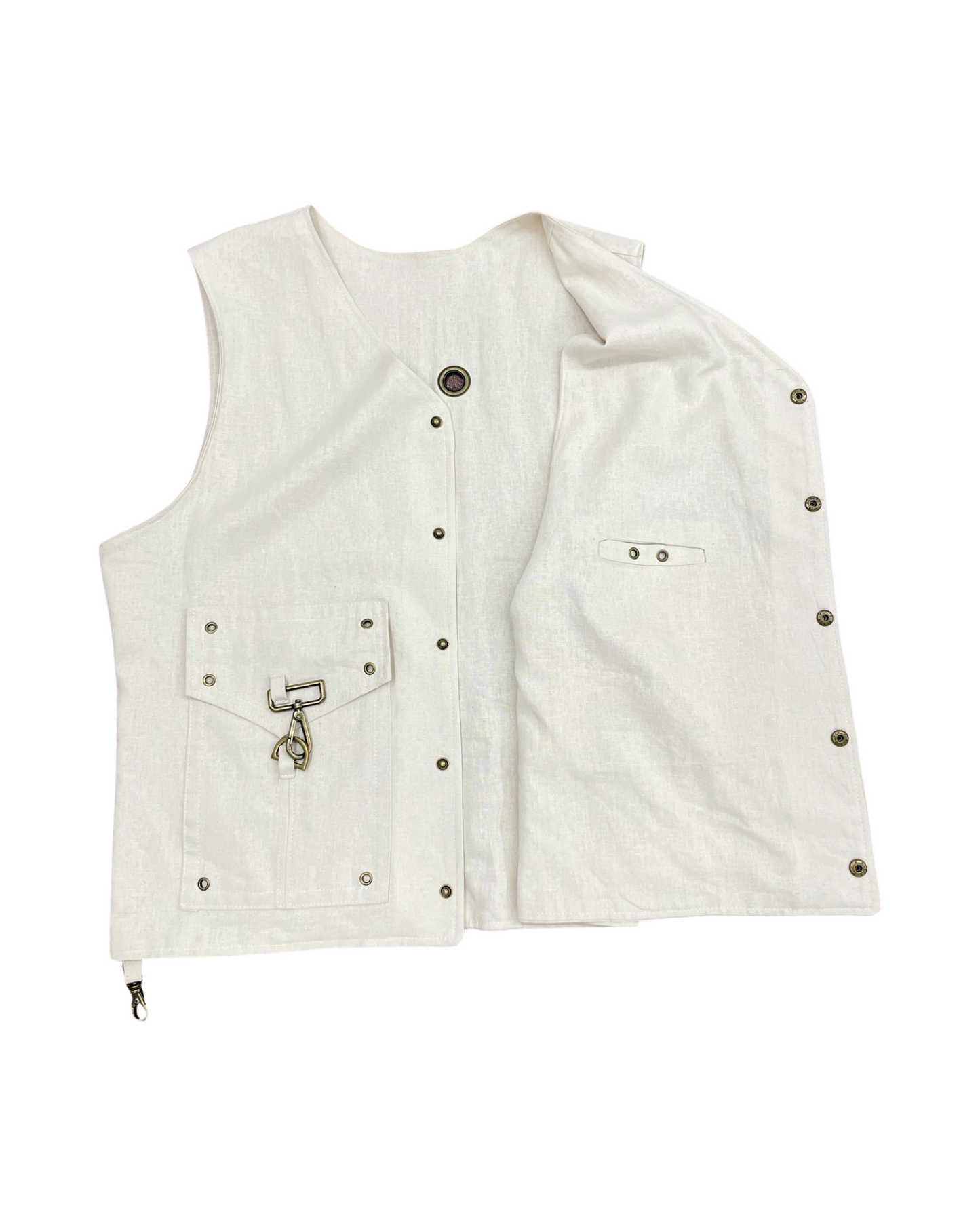 Lustrous Linen Luxe Vest