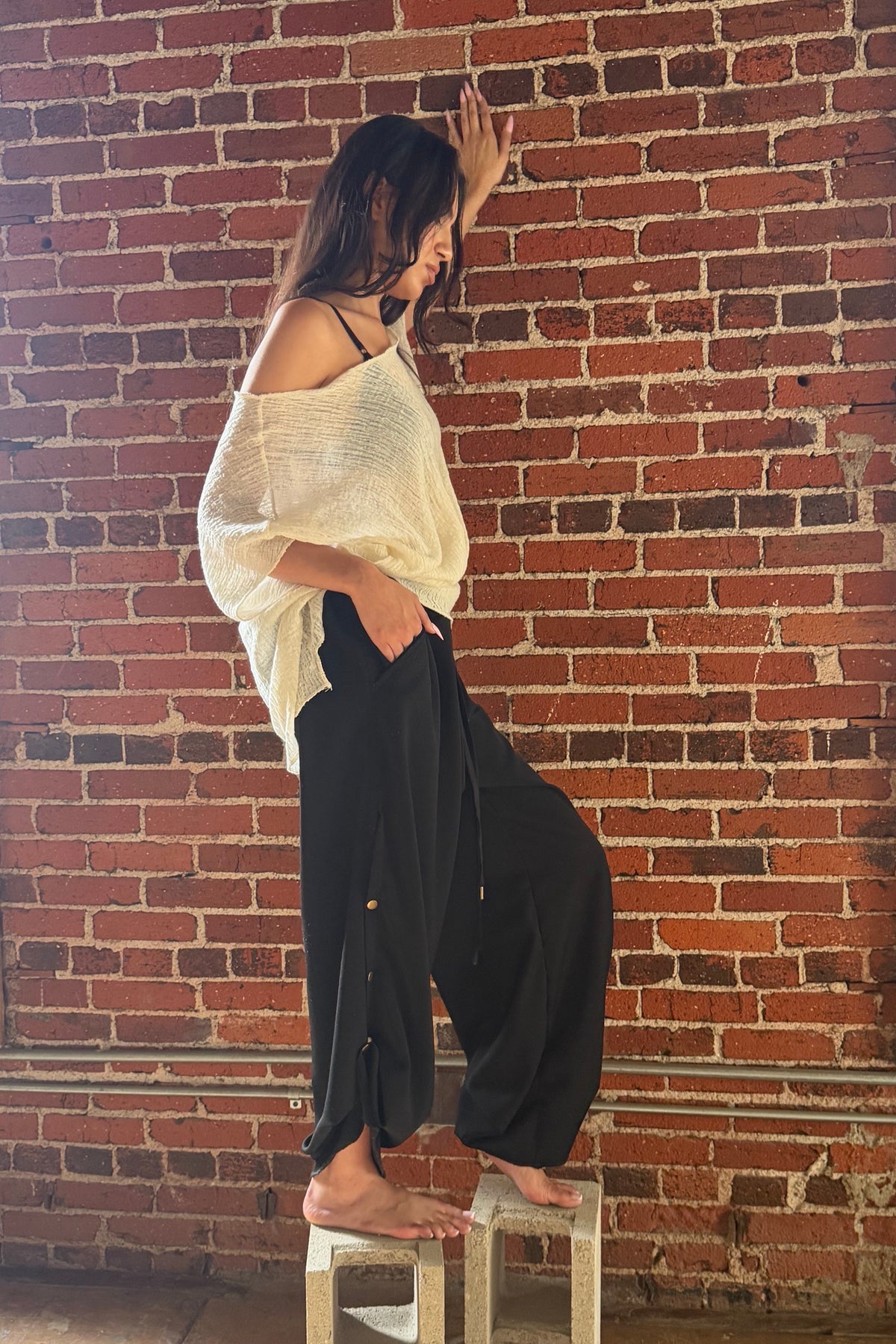 Adjustable Hem Pants