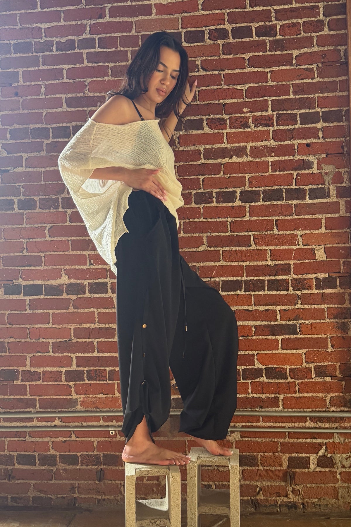 Adjustable Hem Pants