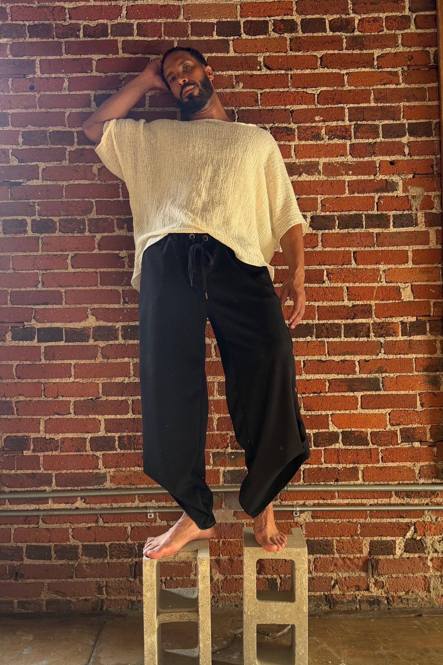 Jay Tee Oversized Natural Gauze