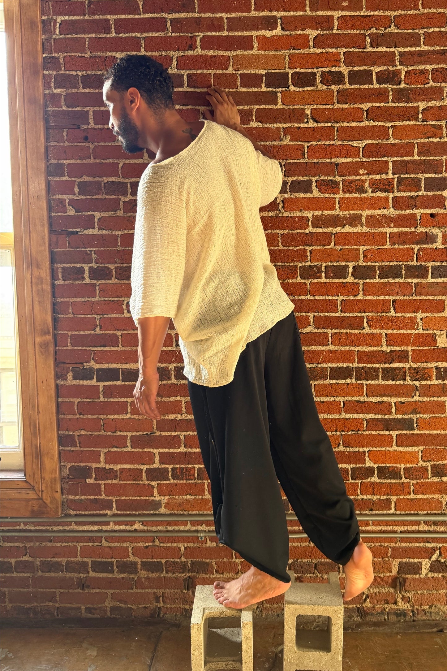 Jay Tee Oversized Natural Gauze