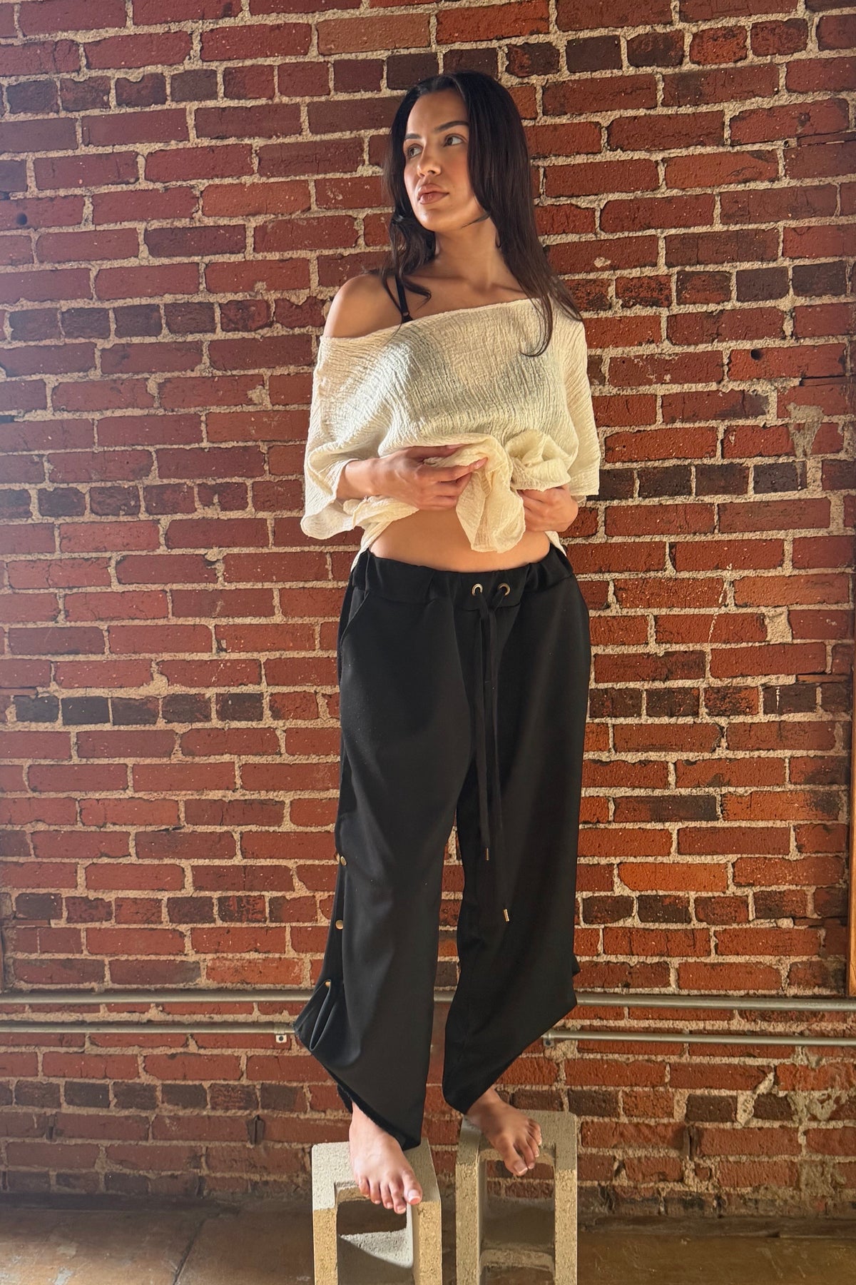 Adjustable Hem Pants