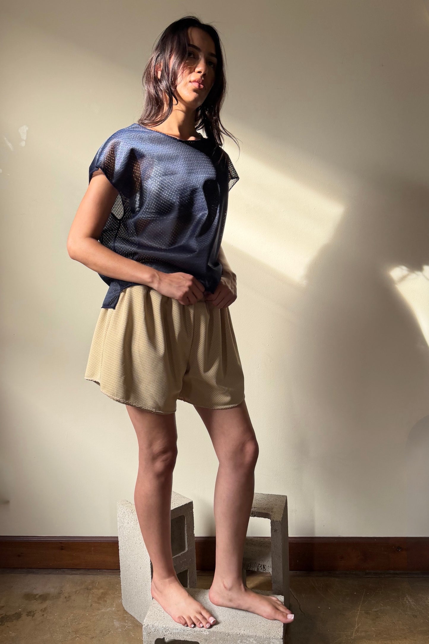 Fitted Drop Shoulder Tee
