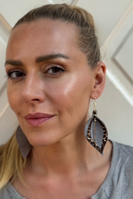 Aurora Drop Edge Earrings