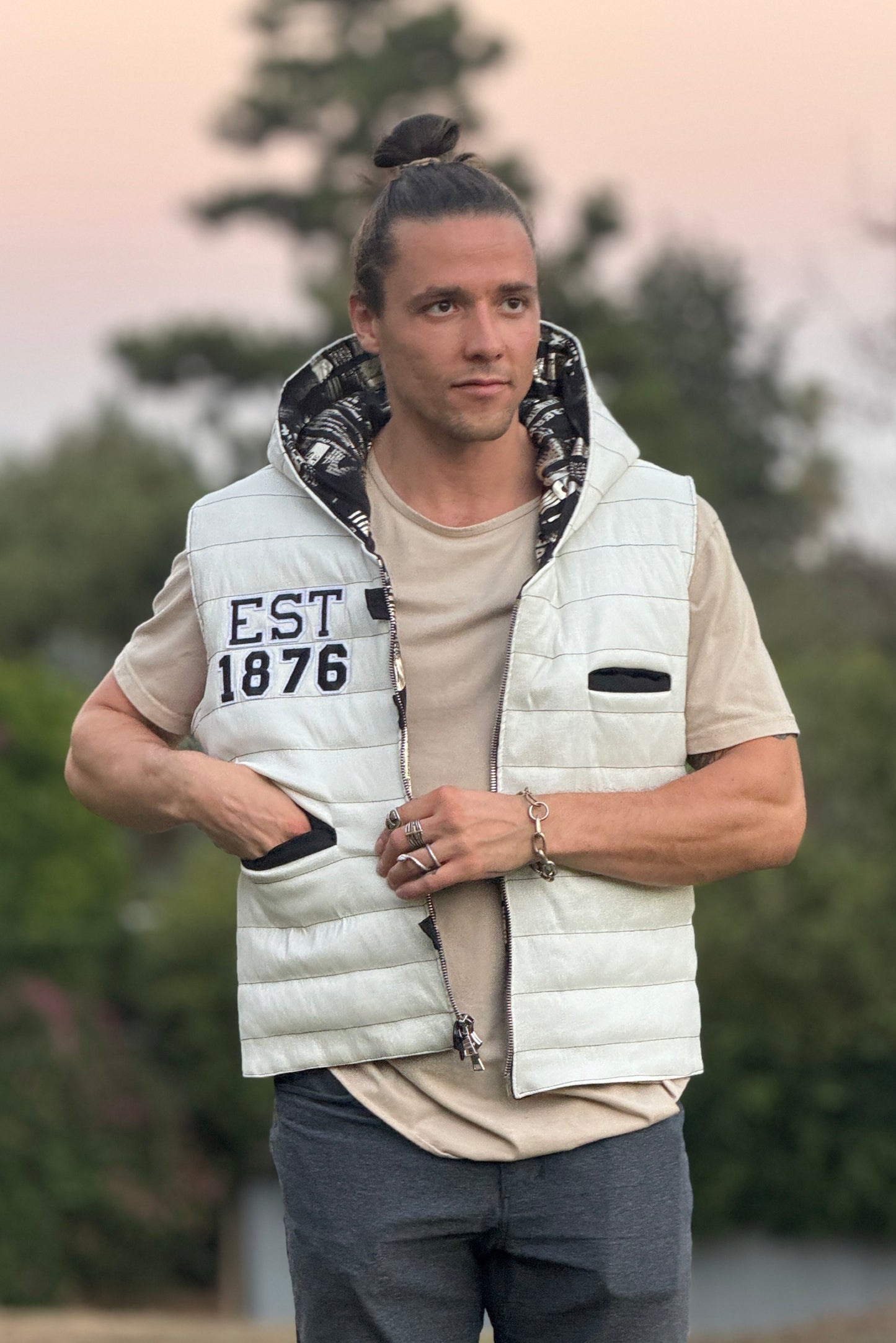 Upcycled CU Buffs Puffer Vest