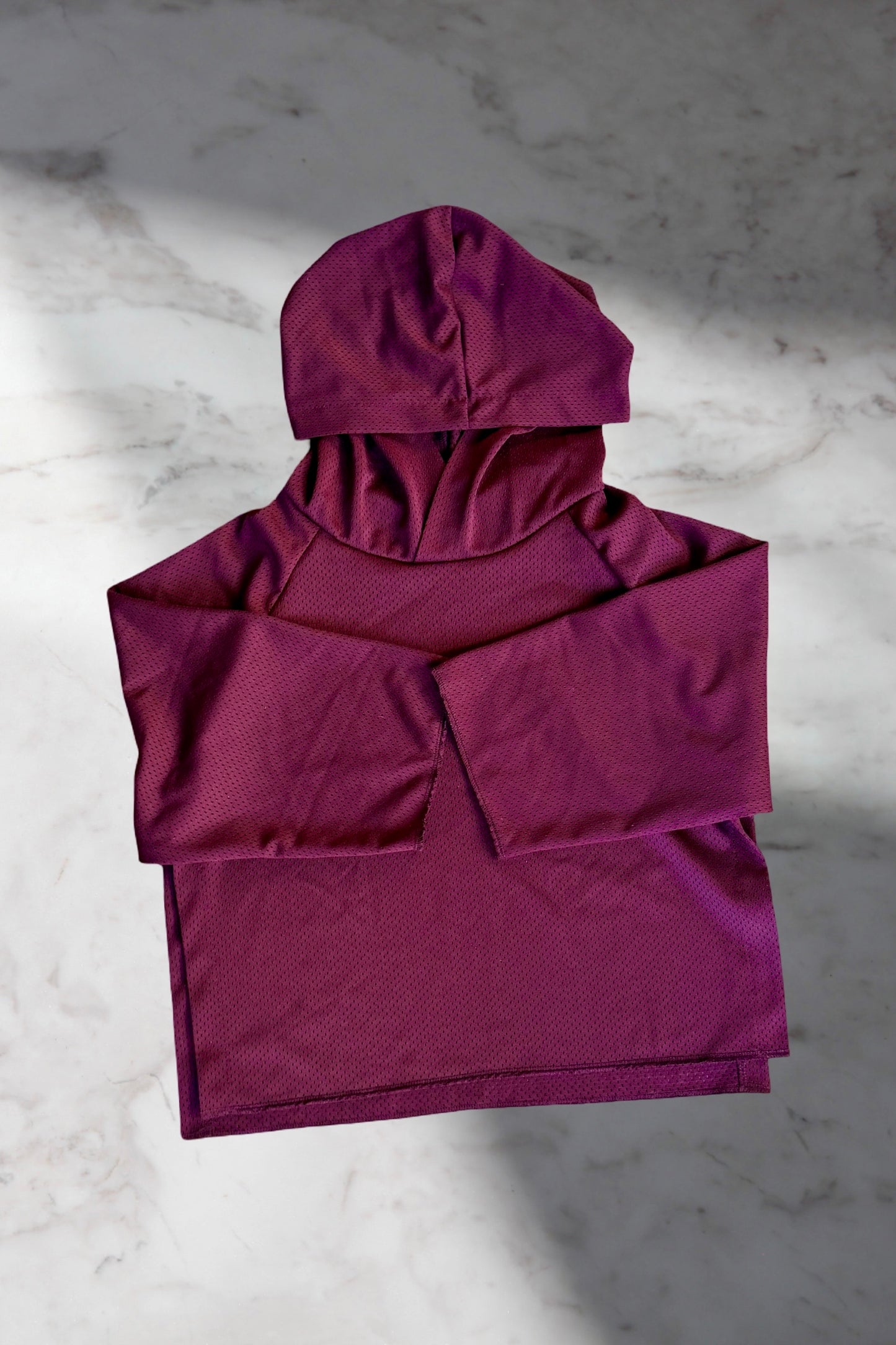 Cropped Open Hoodie