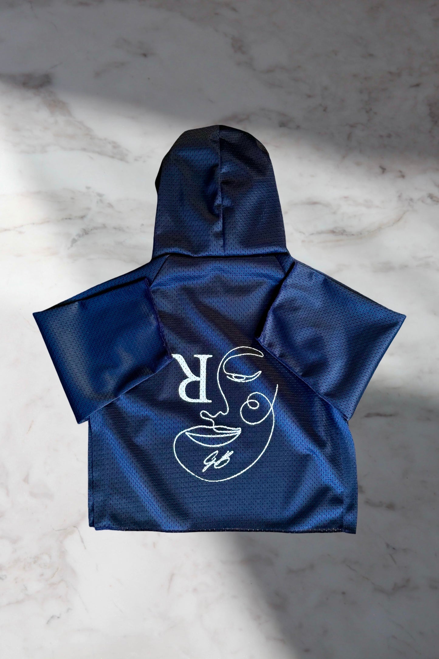 Cropped Open Hoodie