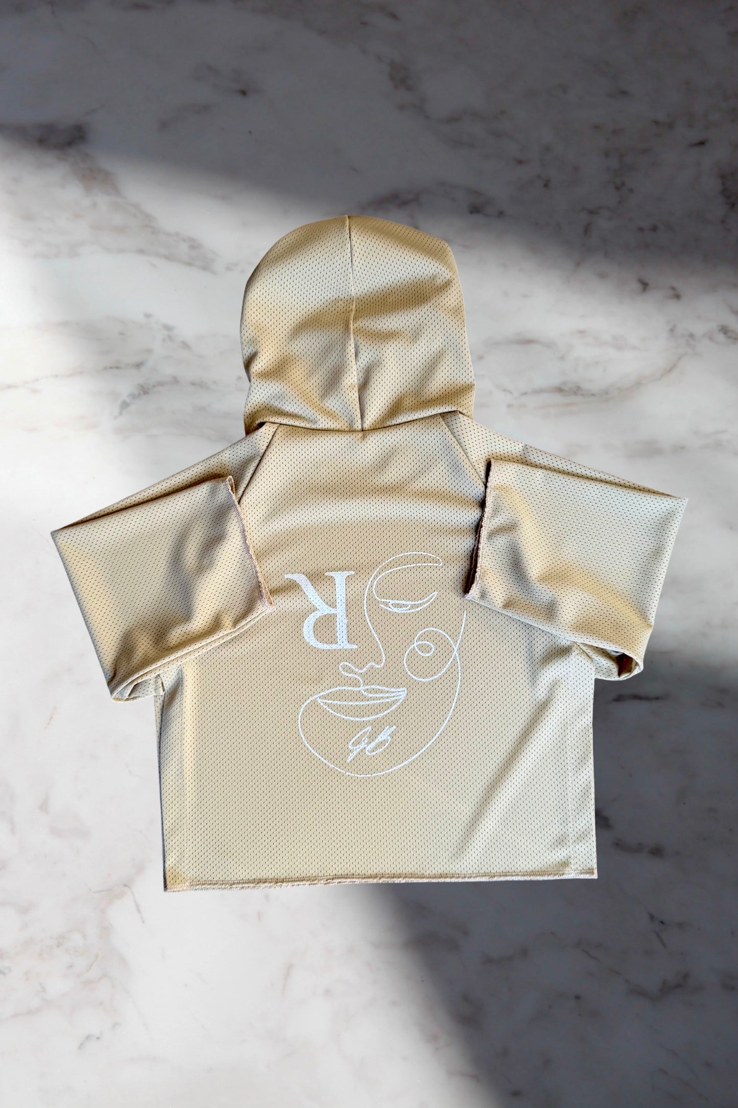 Cropped Open Hoodie