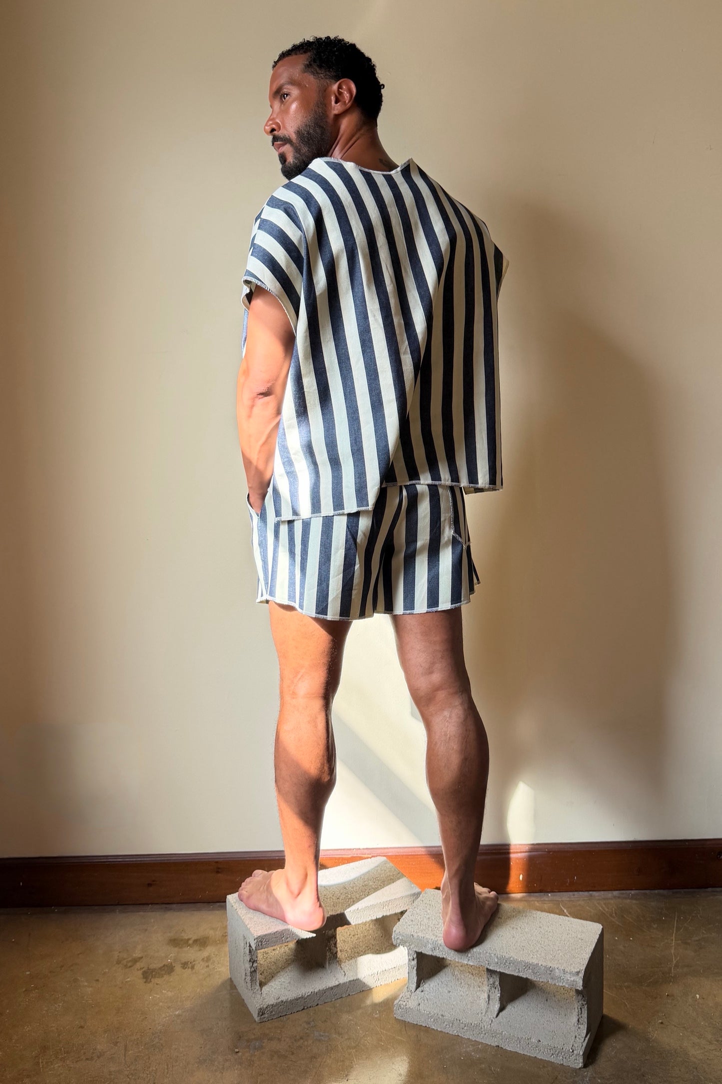 Presence Shorts Costal Stripe