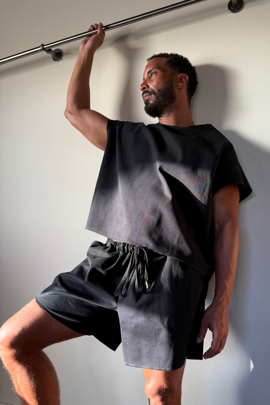 Presence Shorts Brushed Denim