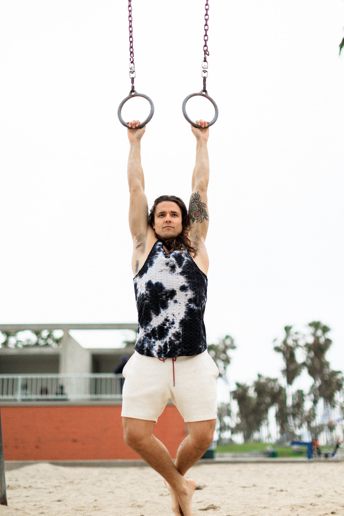 Textured Tie-Dye Ocean Tank